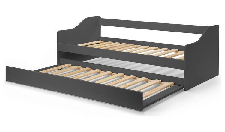 Julian Bowen Elba Wooden Day Bed with Trundle - Black