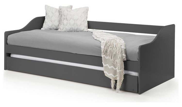 Julian Bowen Elba Wooden Day Bed with Trundle - Black