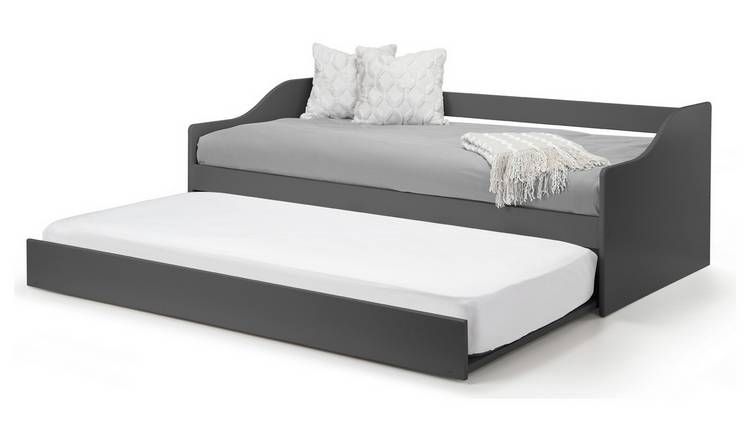 Julian Bowen Elba Wooden Day Bed with Trundle - Black