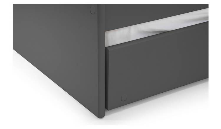 Julian Bowen Elba Wooden Day Bed with Trundle - Black