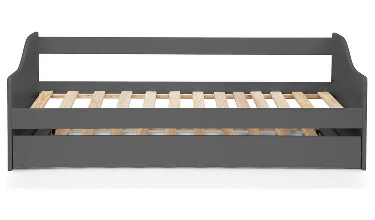 Julian Bowen Elba Wooden Day Bed with Trundle - Black