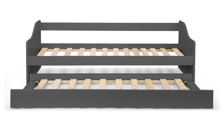 Julian Bowen Elba Wooden Day Bed with Trundle - Black