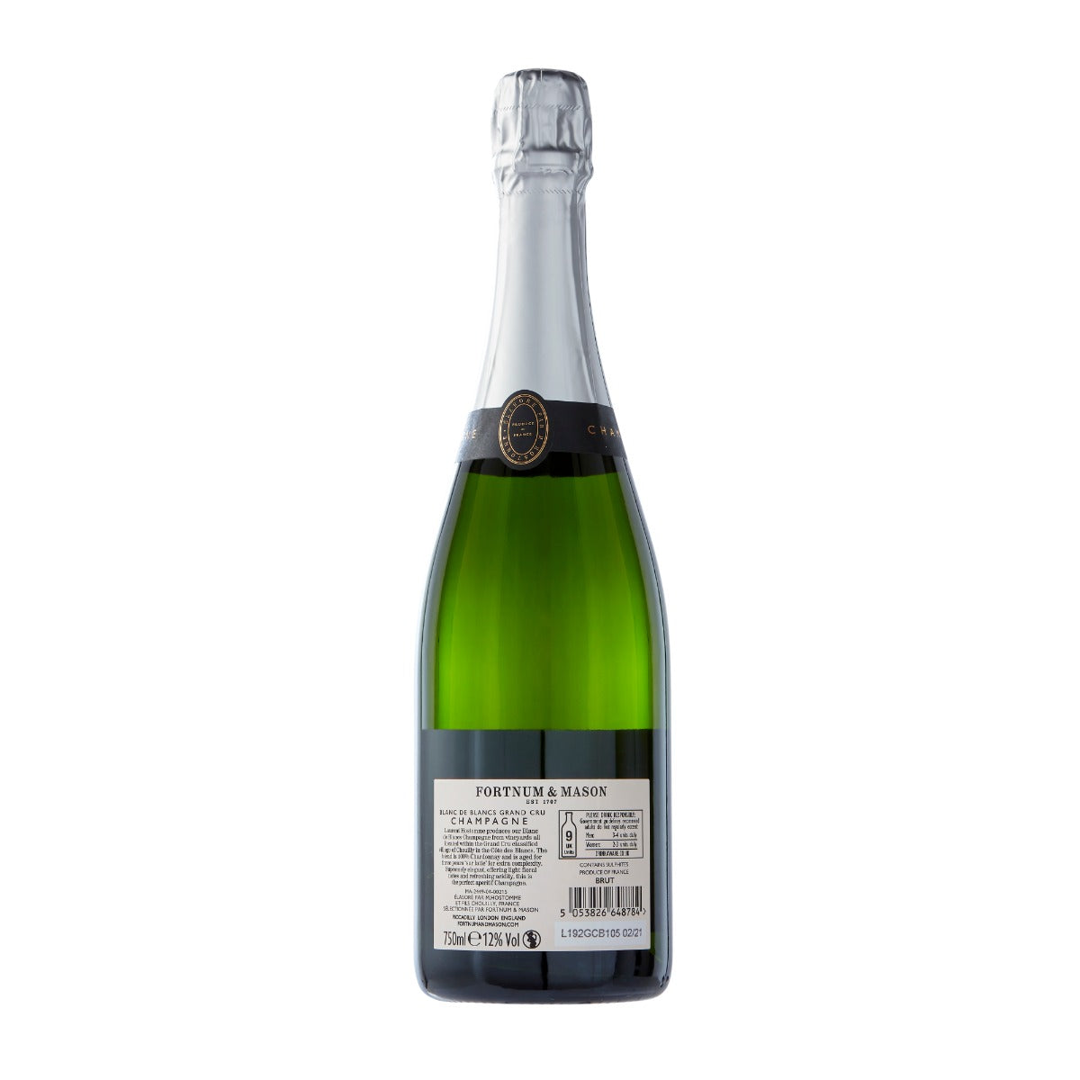 Fortnum's Blanc de Blancs Champagne Gift Box NV, Hostomme, 75cl