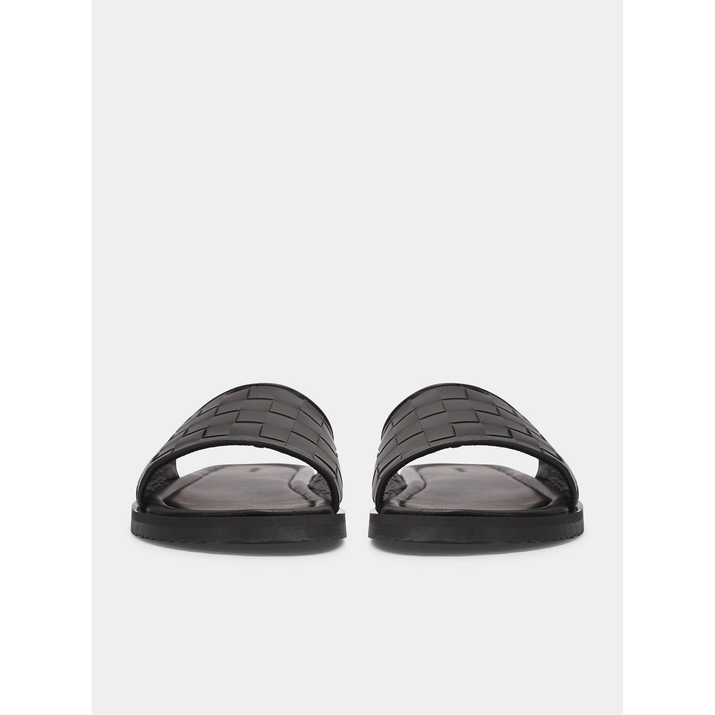BELIER Men's Capri Leather Slider Sandals