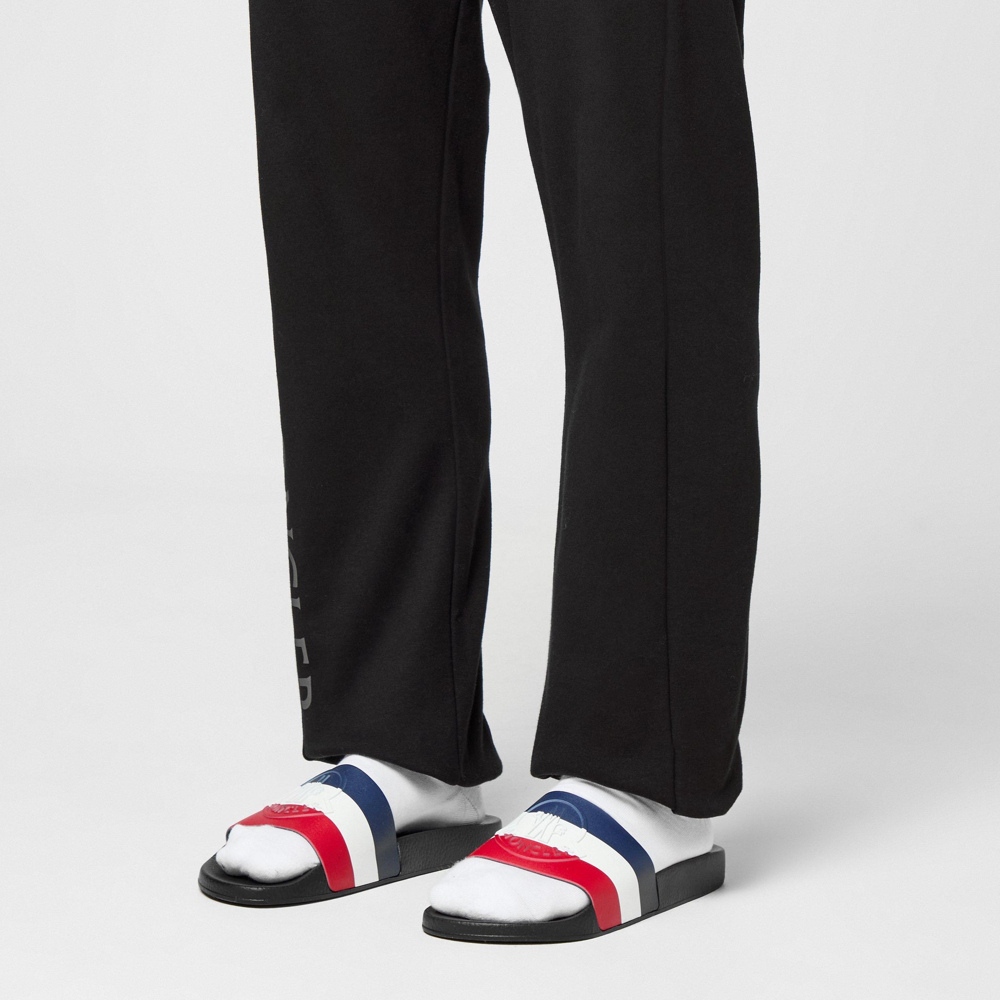 Moncler Men's Basile Logo Sliders