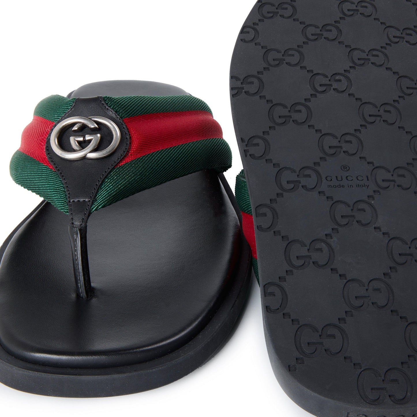 Gucci Mens Maverick Flip Flops