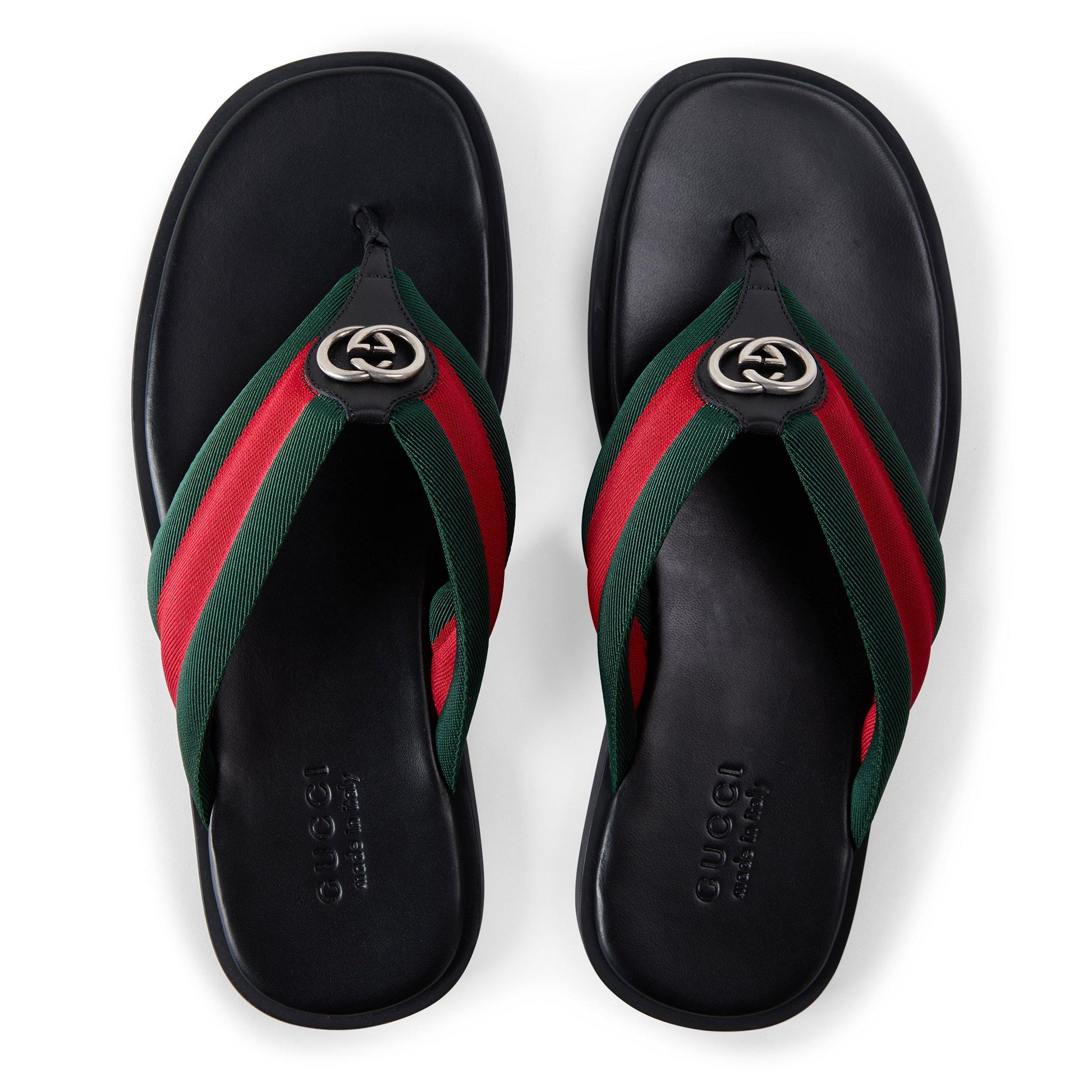 Gucci Mens Maverick Flip Flops