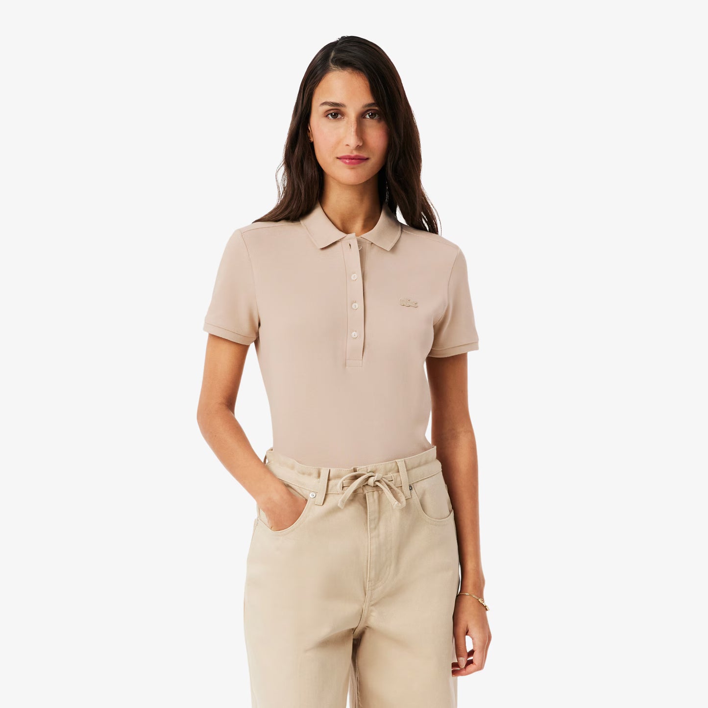 L.12.D Slim Fit Stretch Piqué Polo Shirt