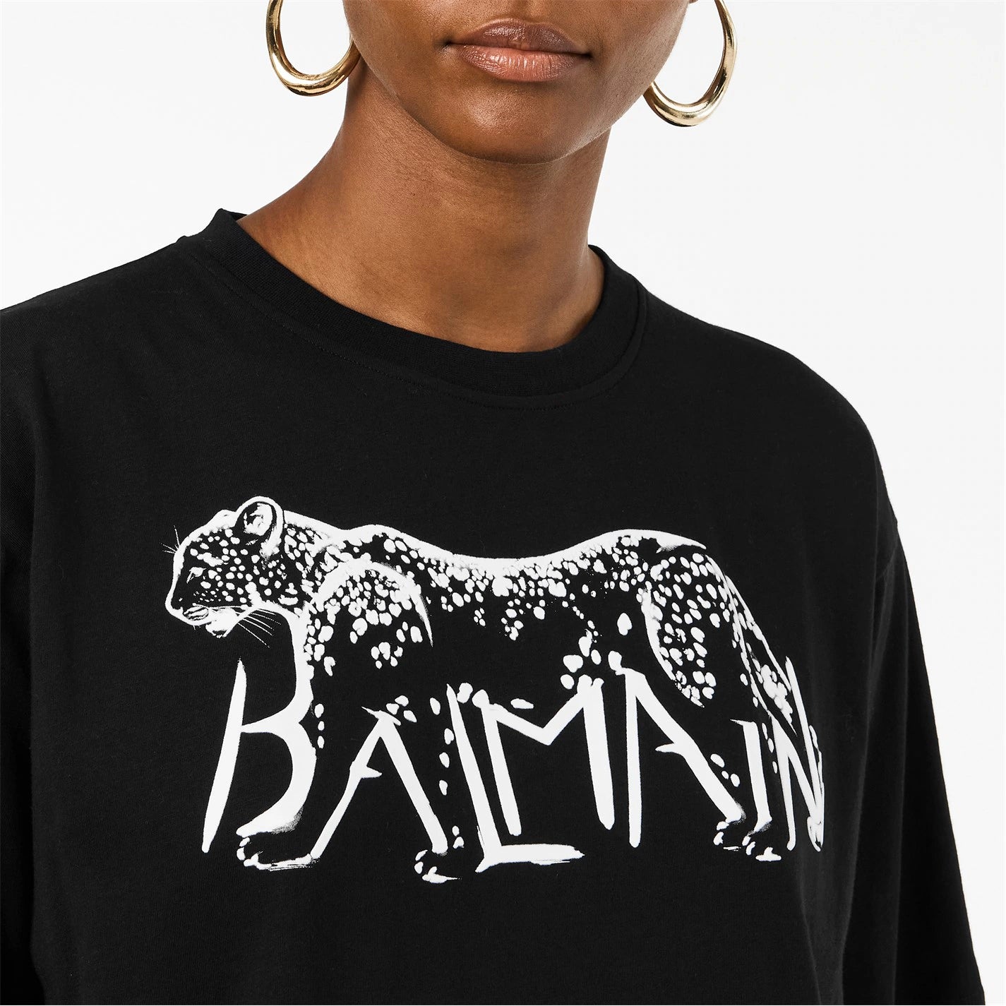 BALMAIN Women's Oversized T-Shirt Design