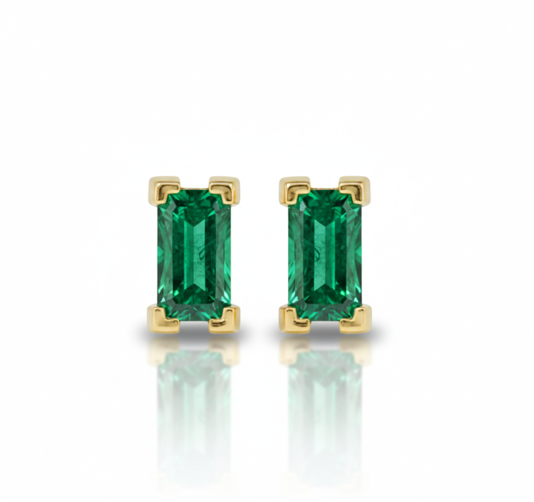 Opaline Emerald Studs - Interactive Group