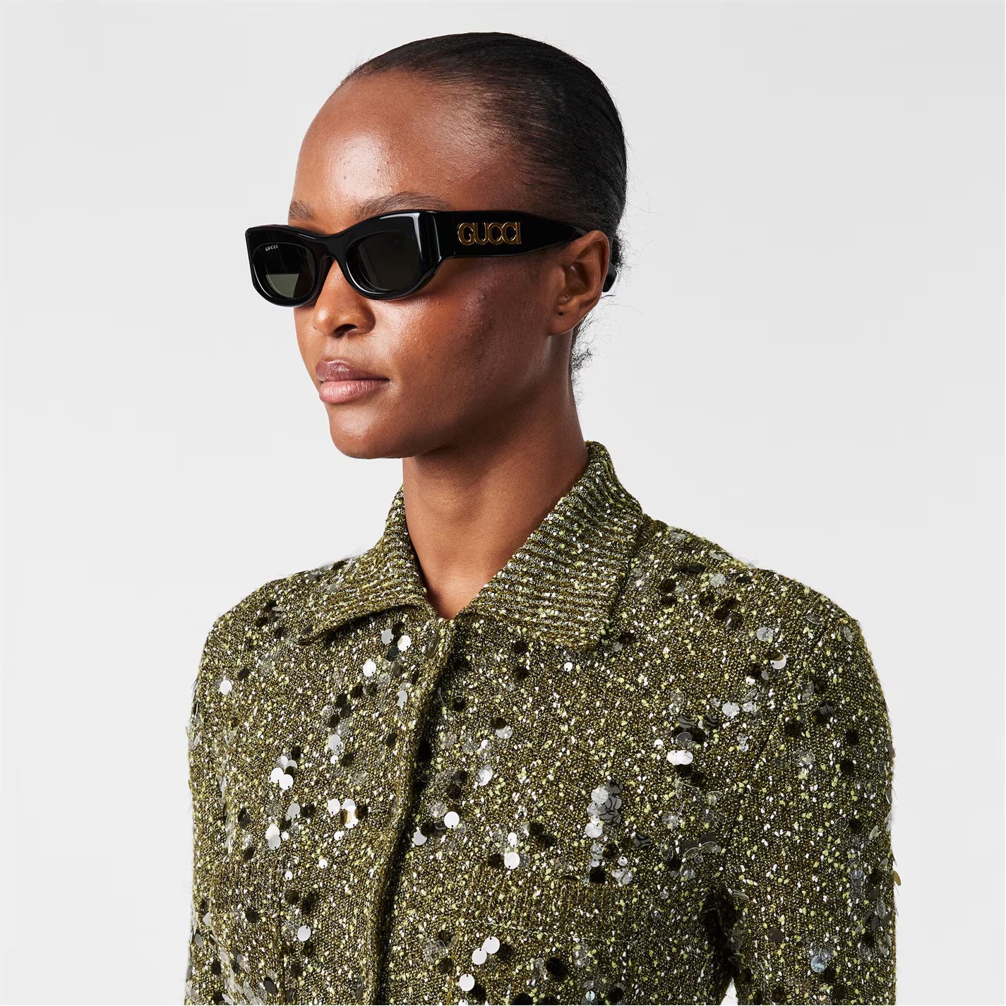 GUCCI Sequin Knit Cardigan