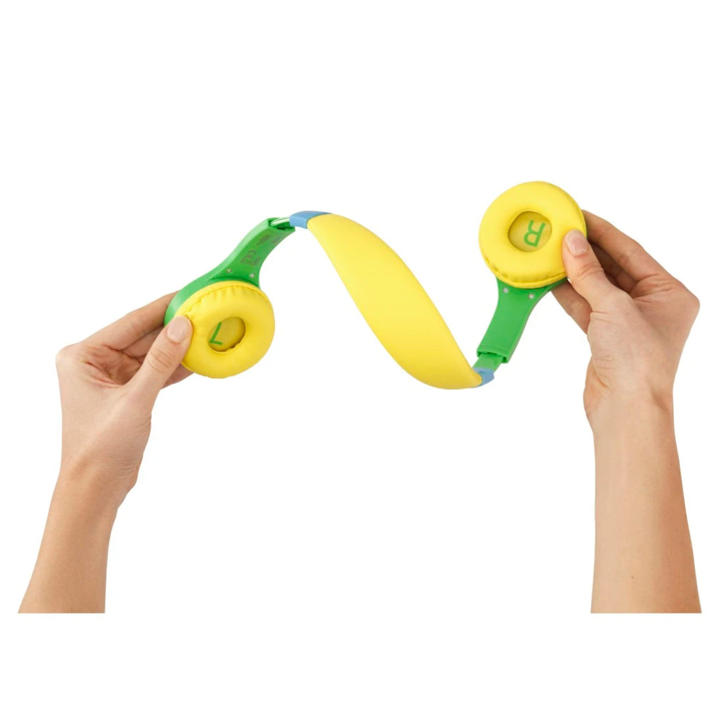 Hama Kids Guard On-Ear Wired Headphones, Green/Yellow