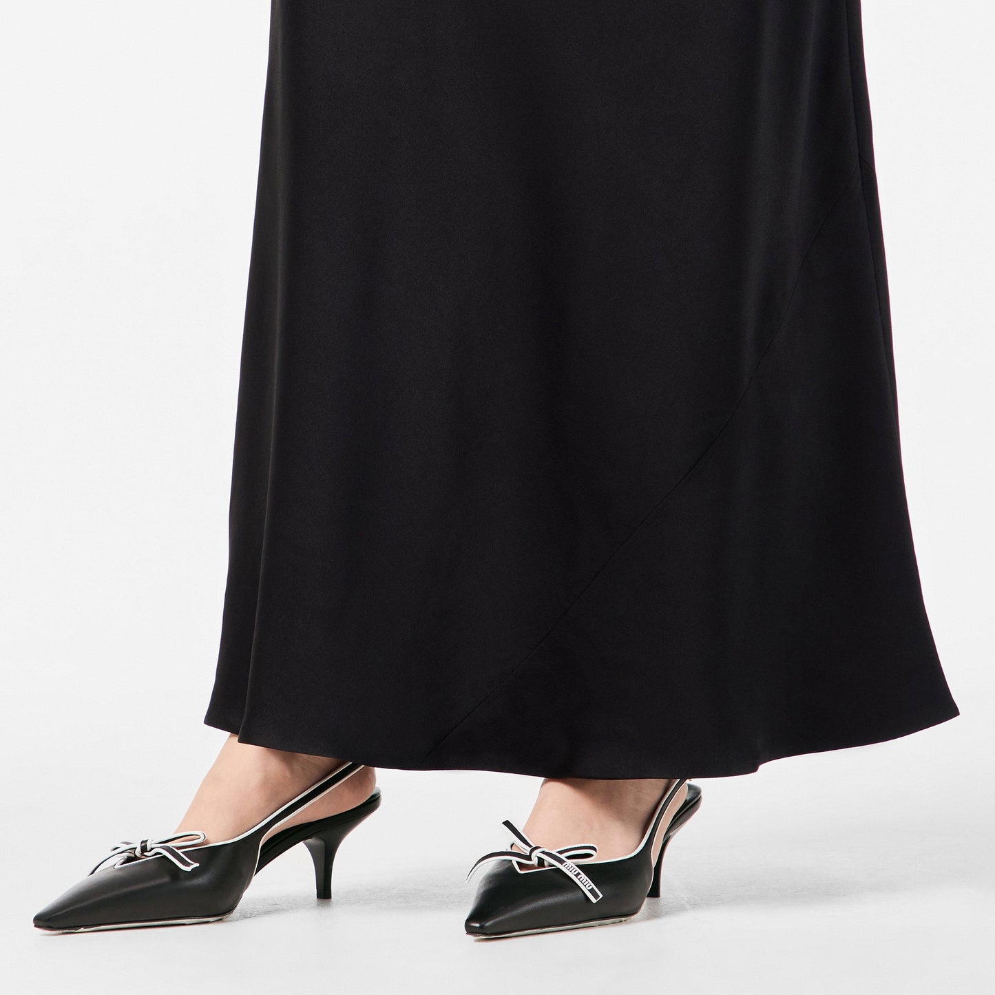 Miu Miu Womens Bow Slingback Pumps