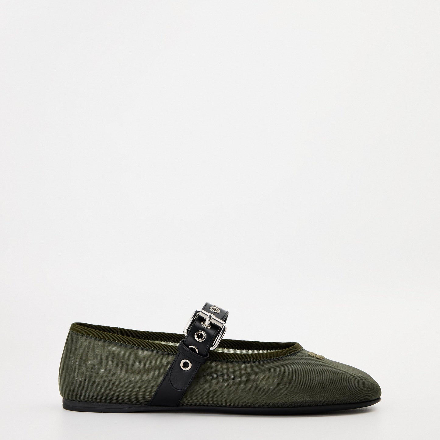 Miu Miu Mesh fabric ballerinas