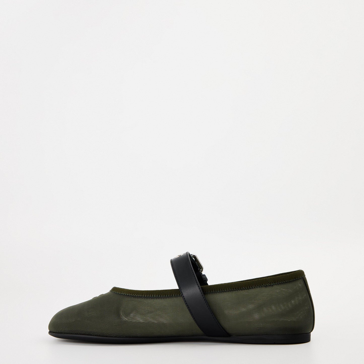 Miu Miu Mesh fabric ballerinas