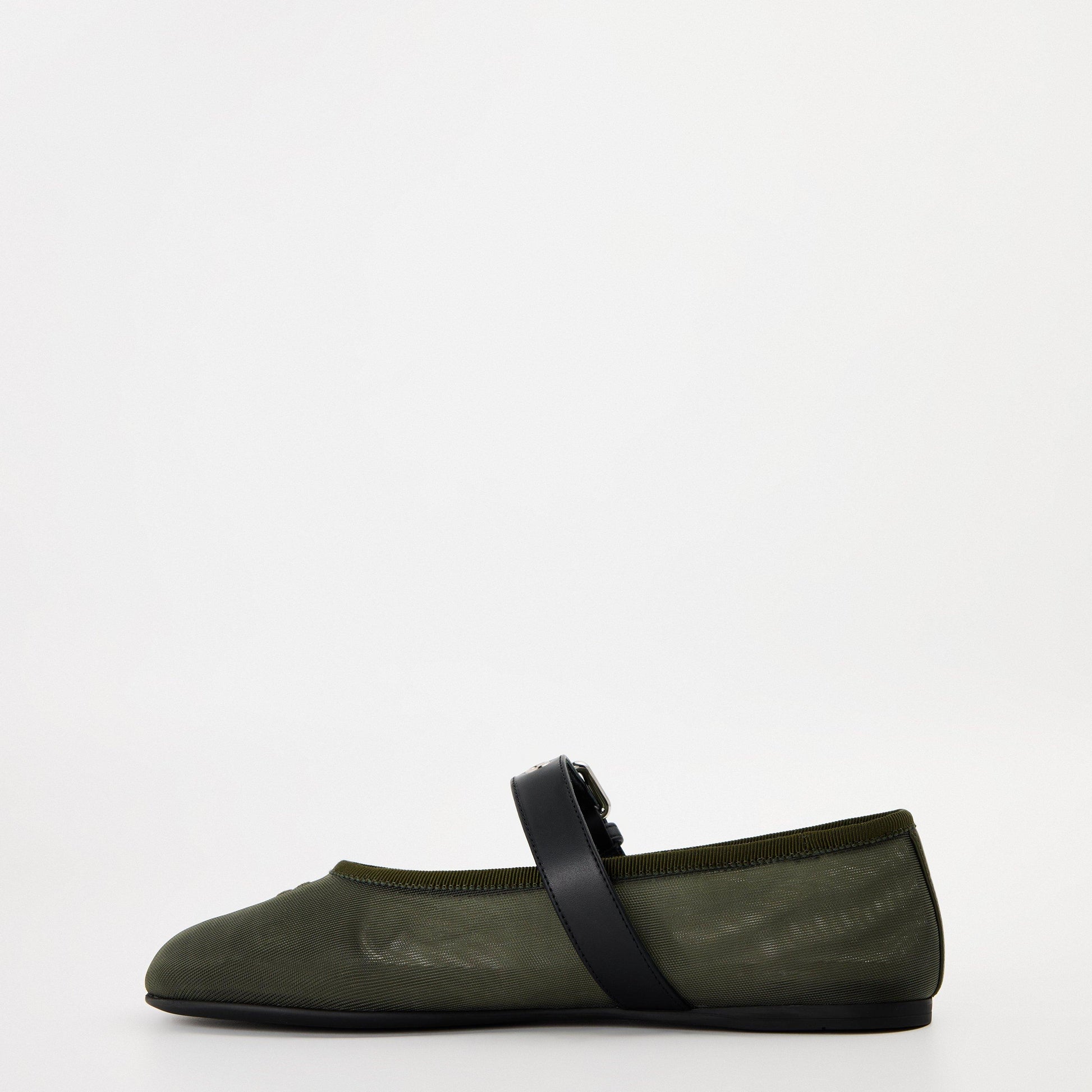 Miu Miu Mesh fabric ballerinas
