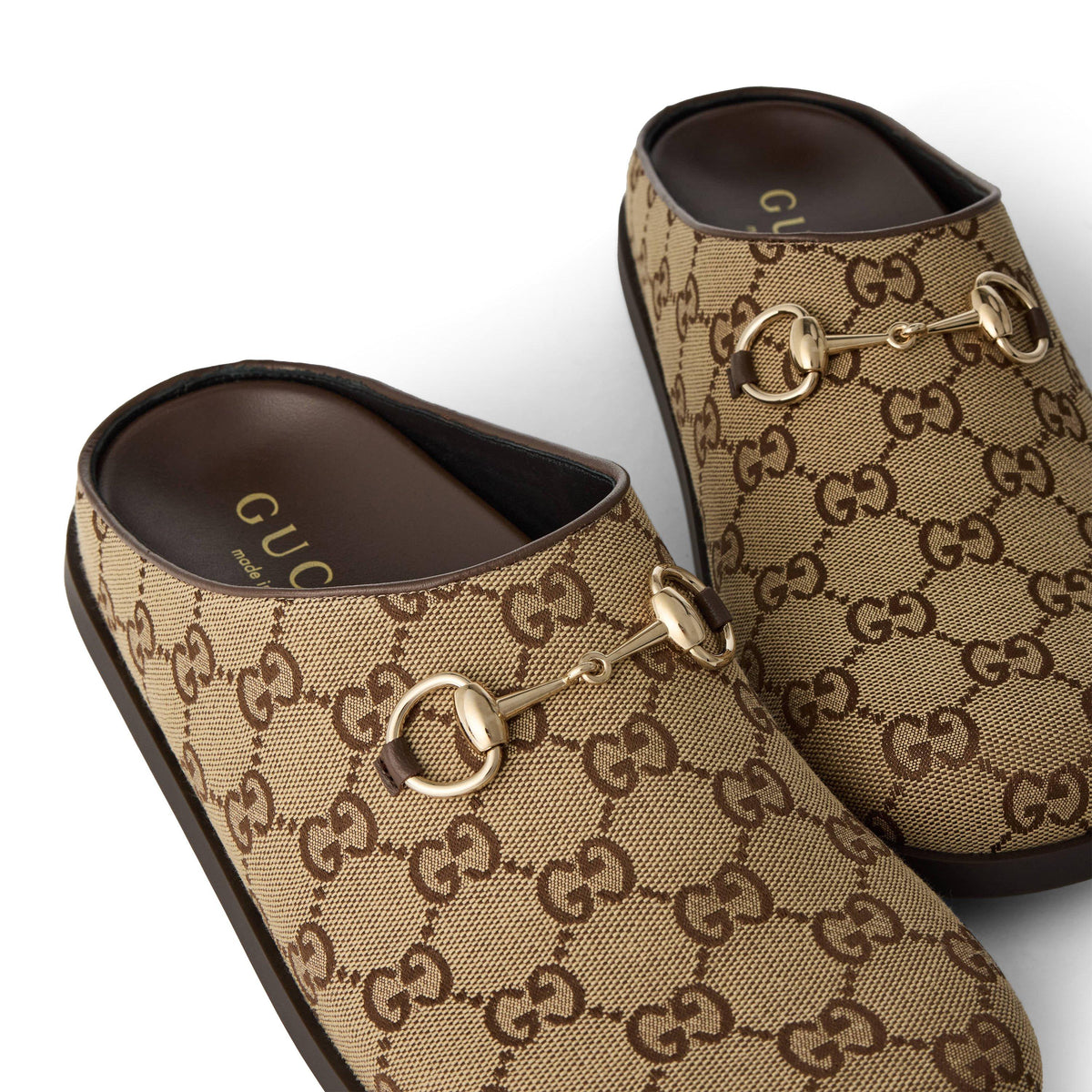 Gucci Women's Horsebit Padded Flat Mules