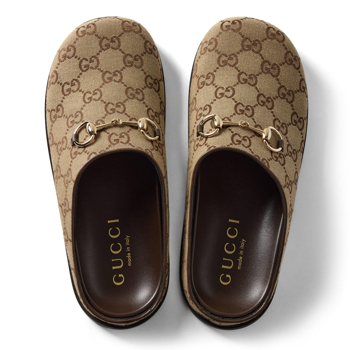 Gucci Women's Horsebit Padded Flat Mules