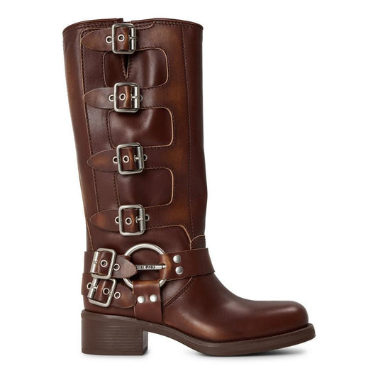 Miu Miu Miu Buckle Biker Boo Ld63