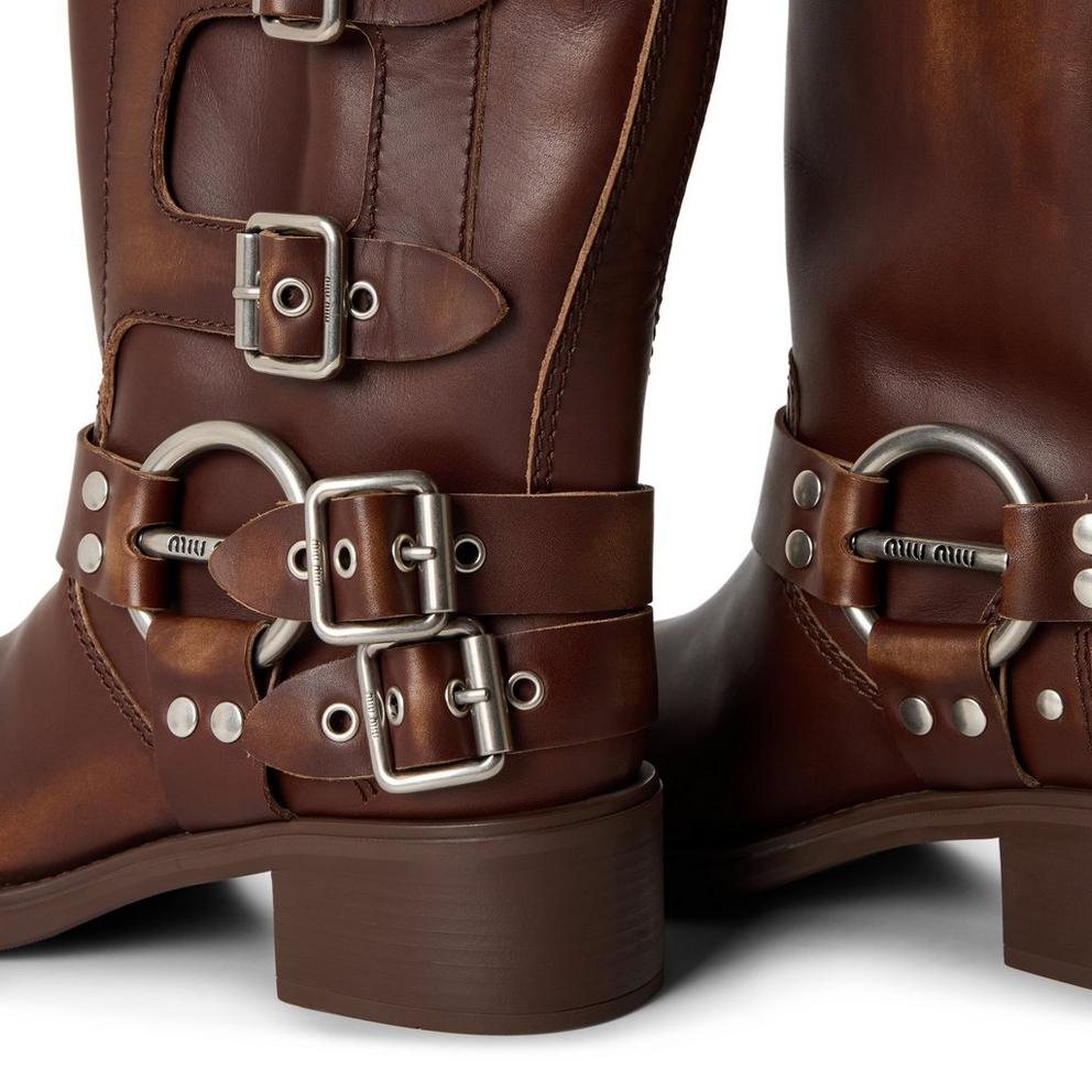 Miu Miu Miu Buckle Biker Boo Ld63