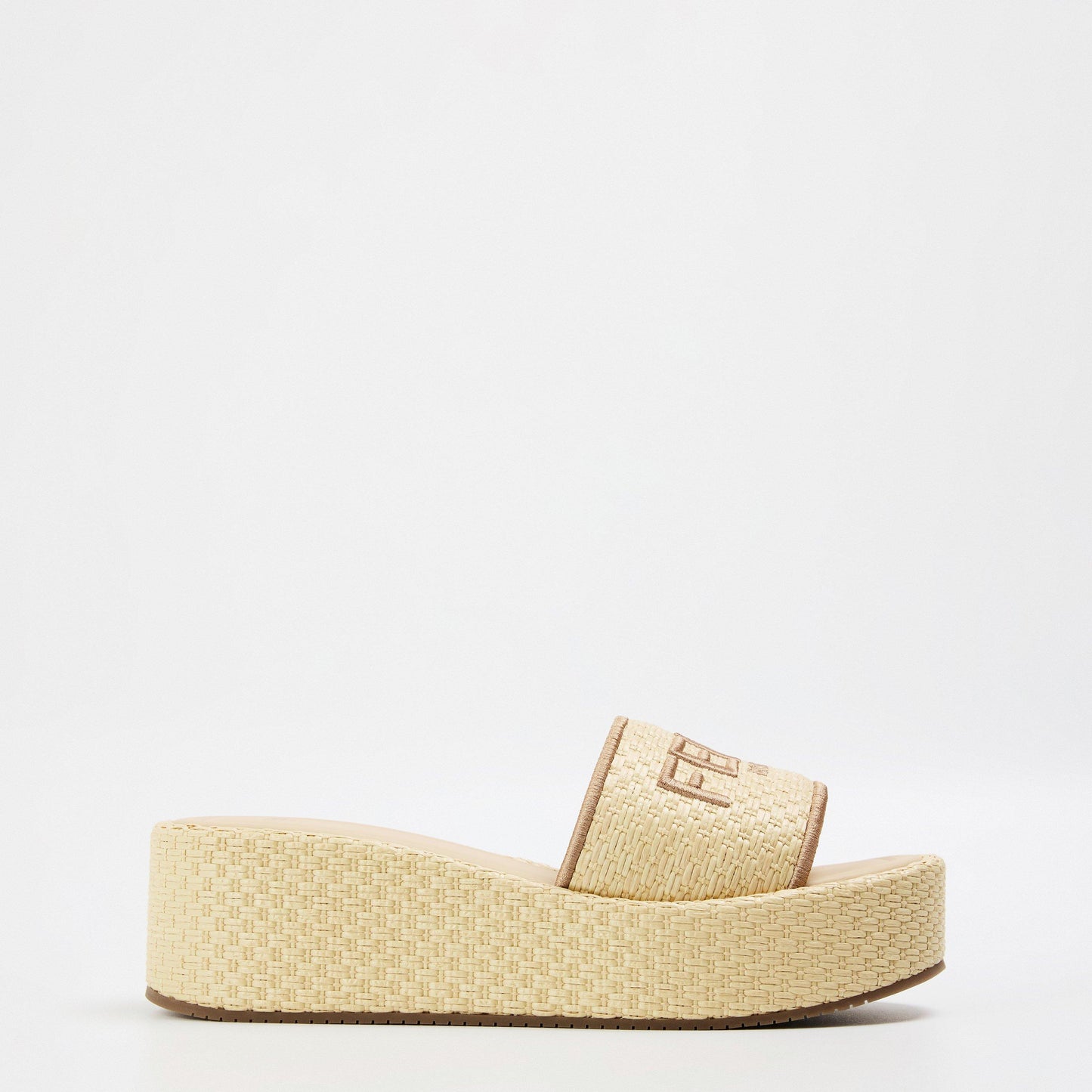 Fendi Women's Woven Flatform Sandals