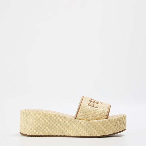 Fendi Women's Woven Flatform Sandals