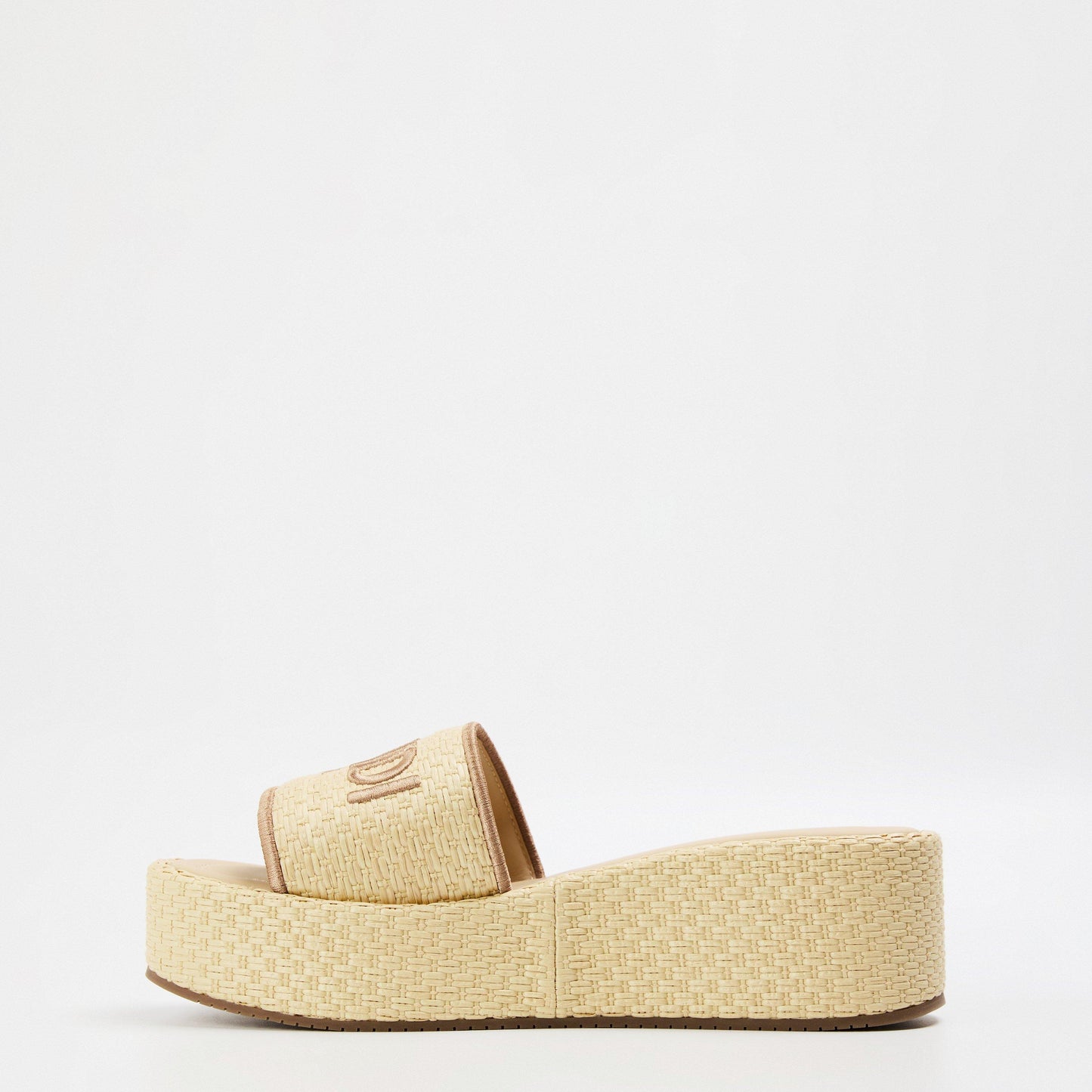 Fendi Women's Woven Flatform Sandals