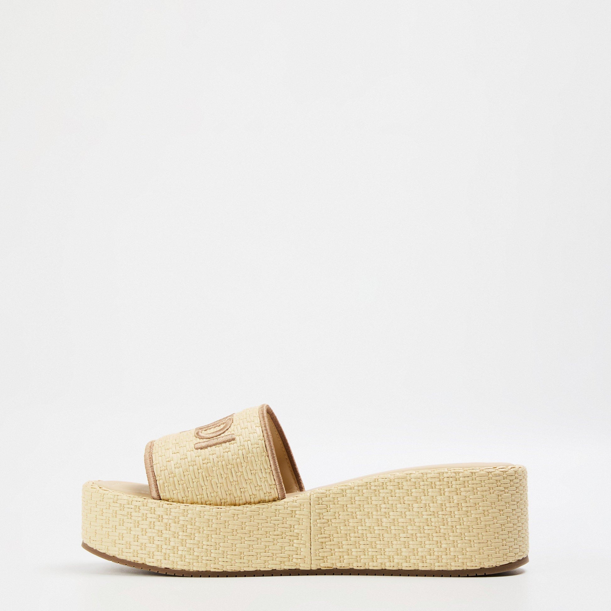 Fendi Women's Woven Flatform Sandals