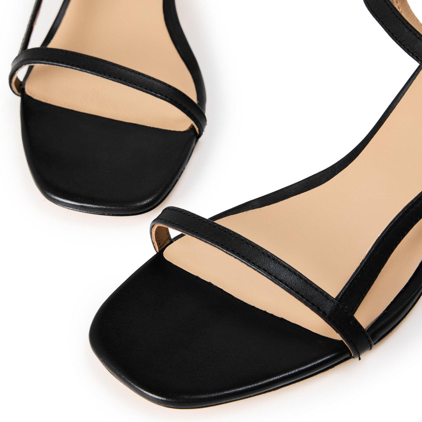Lauren by Ralph Lauren Women's Lainee Real Leather Heeled Sandals