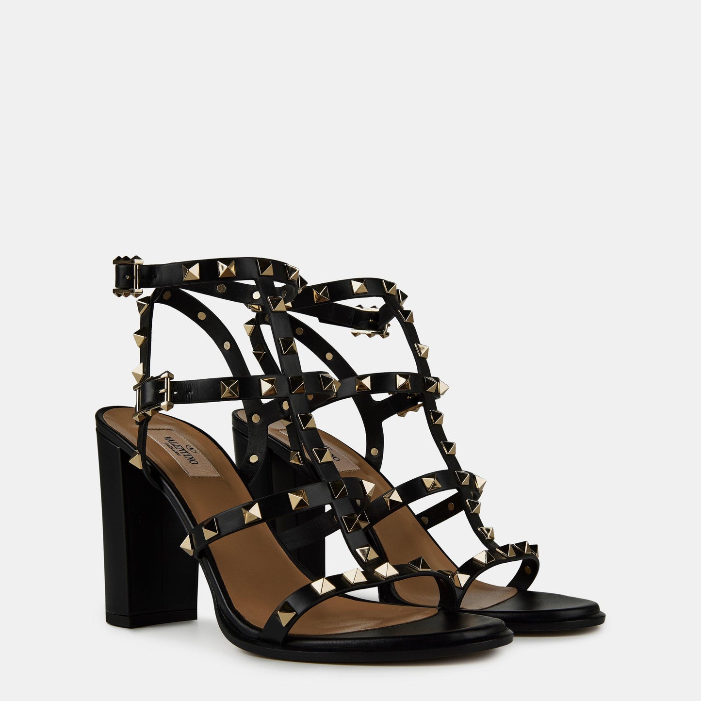 Valentino Garavani Rockstud Ankle Strap Sandals
