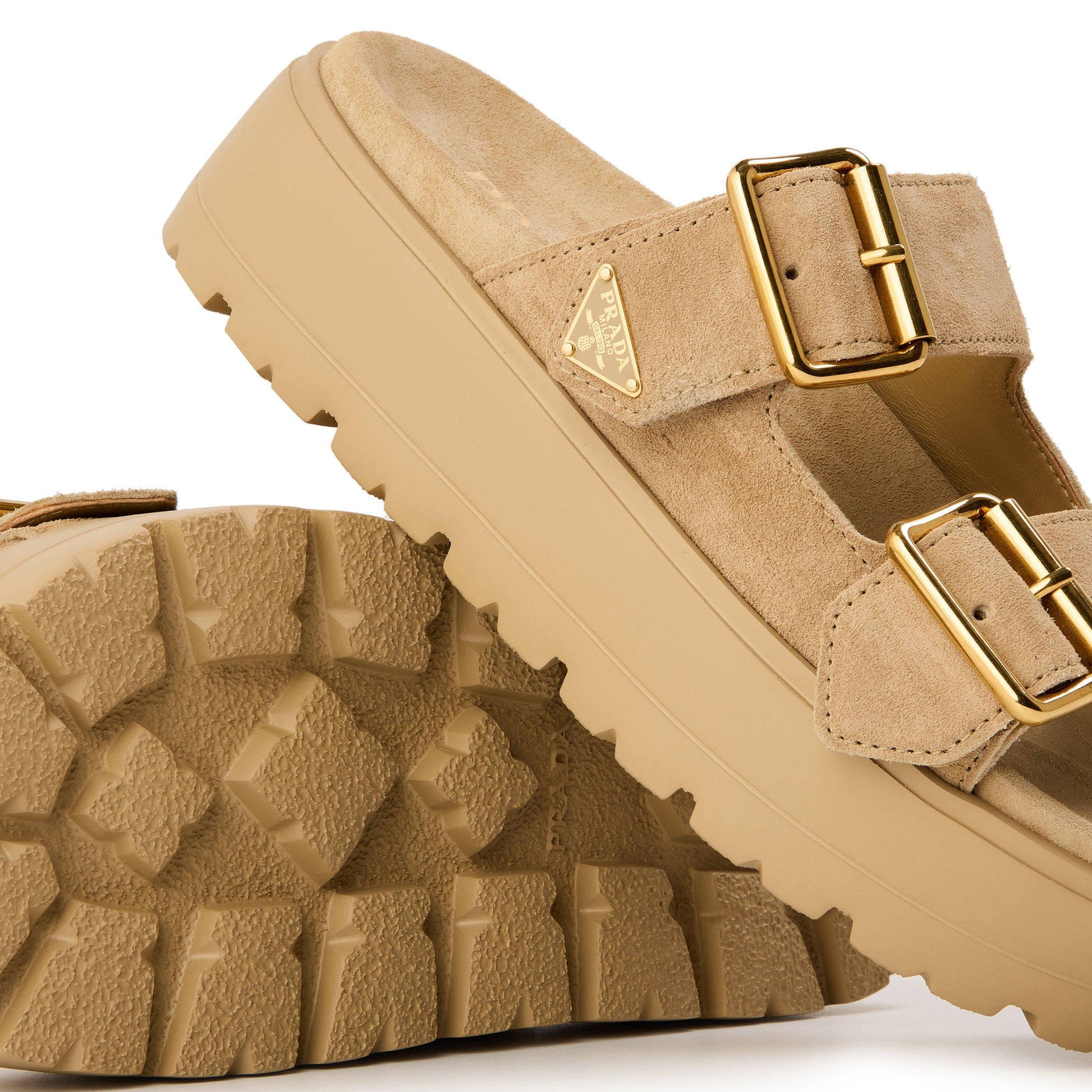 Prada Women's Platform Flat Sandals