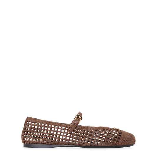 Prada Women's Crochet Ballet Pumps