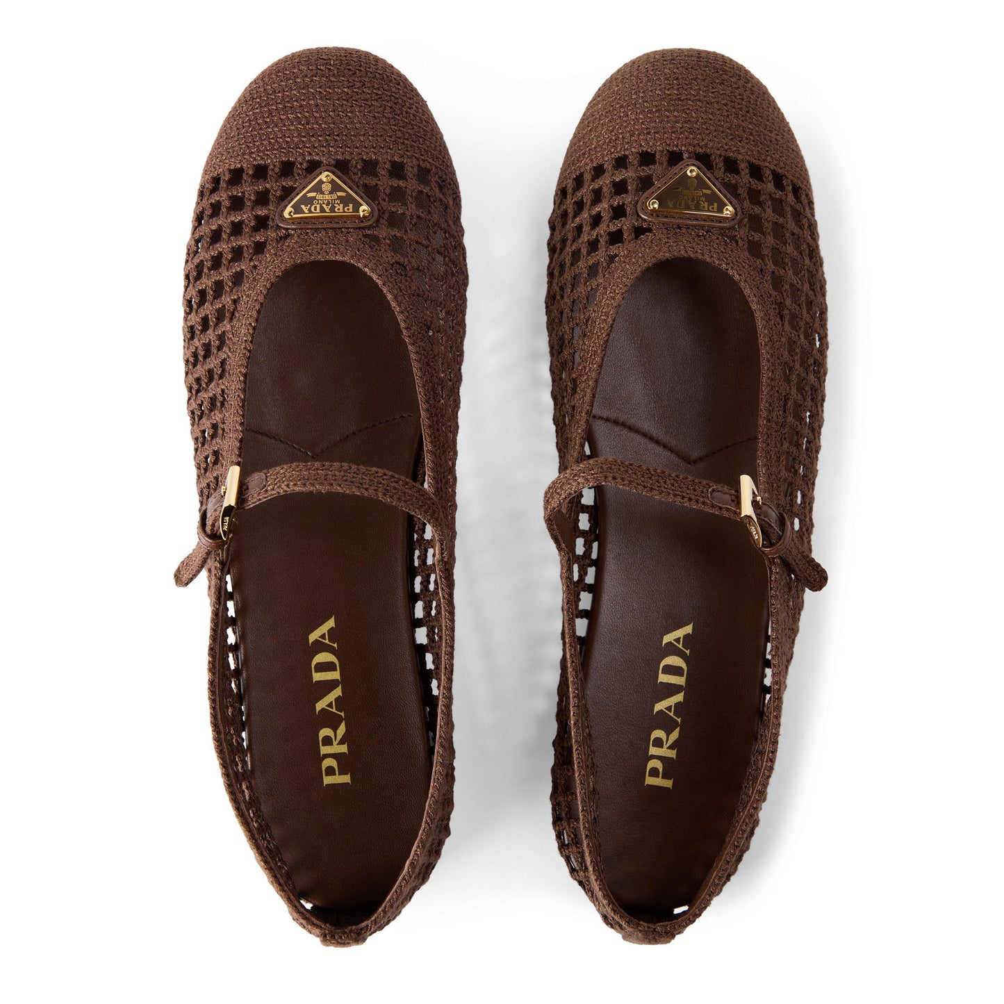 Prada Women's Crochet Ballet Pumps