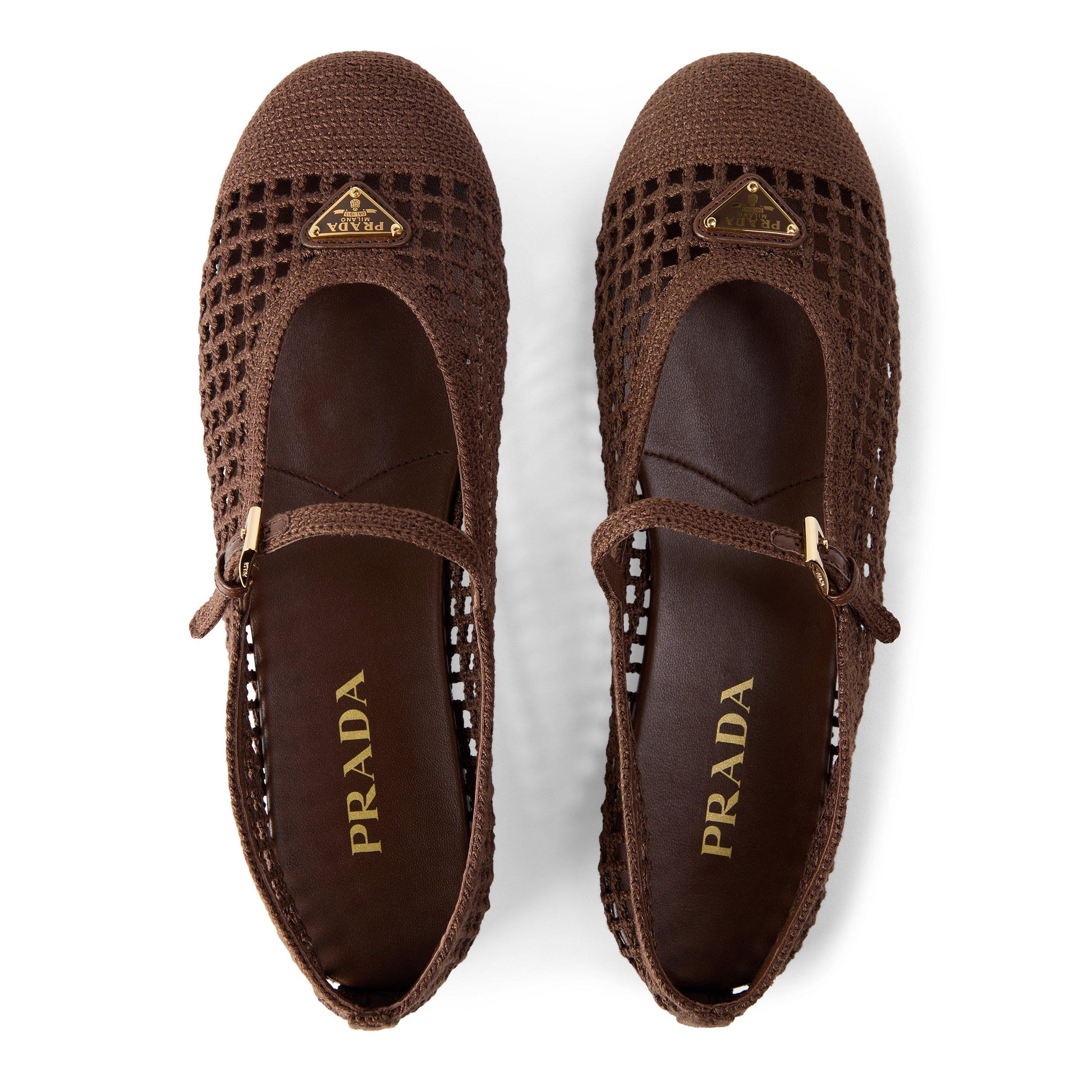 Prada Women's Crochet Ballet Pumps