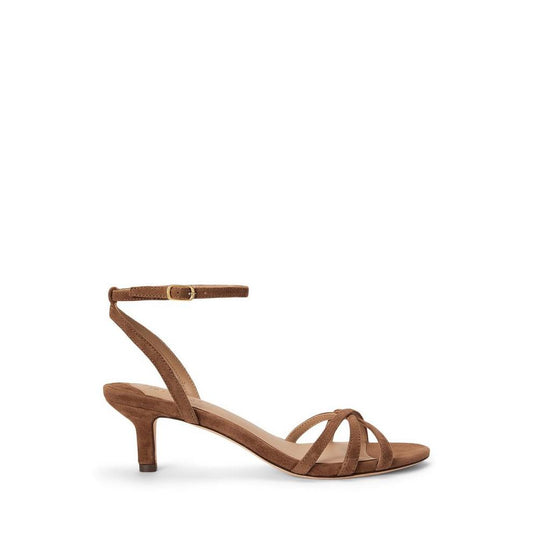Lauren by Ralph Lauren Women's Kendyl Kitten Heeled Sandals
