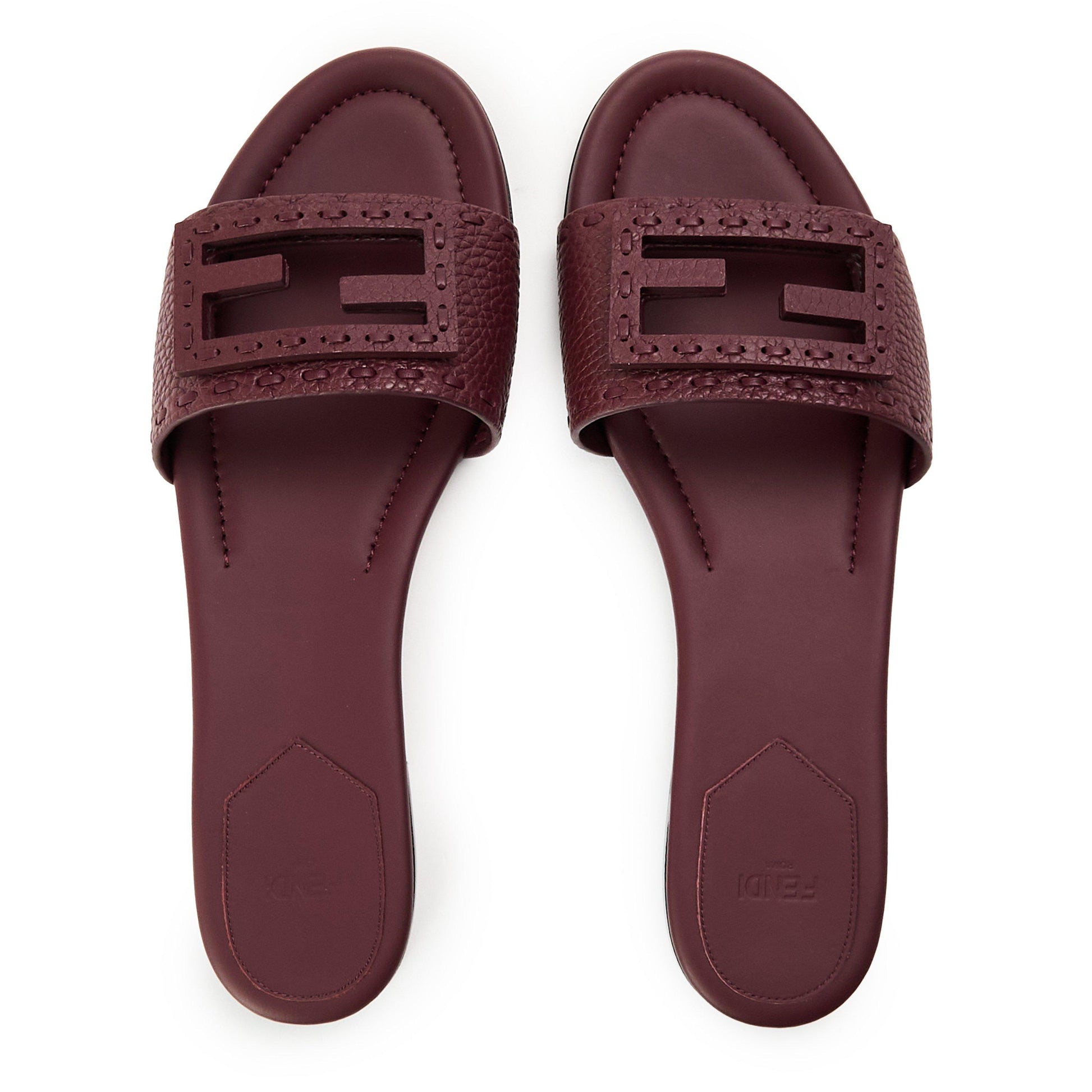 Fendi Women's Baguet Slide Flat Sandals