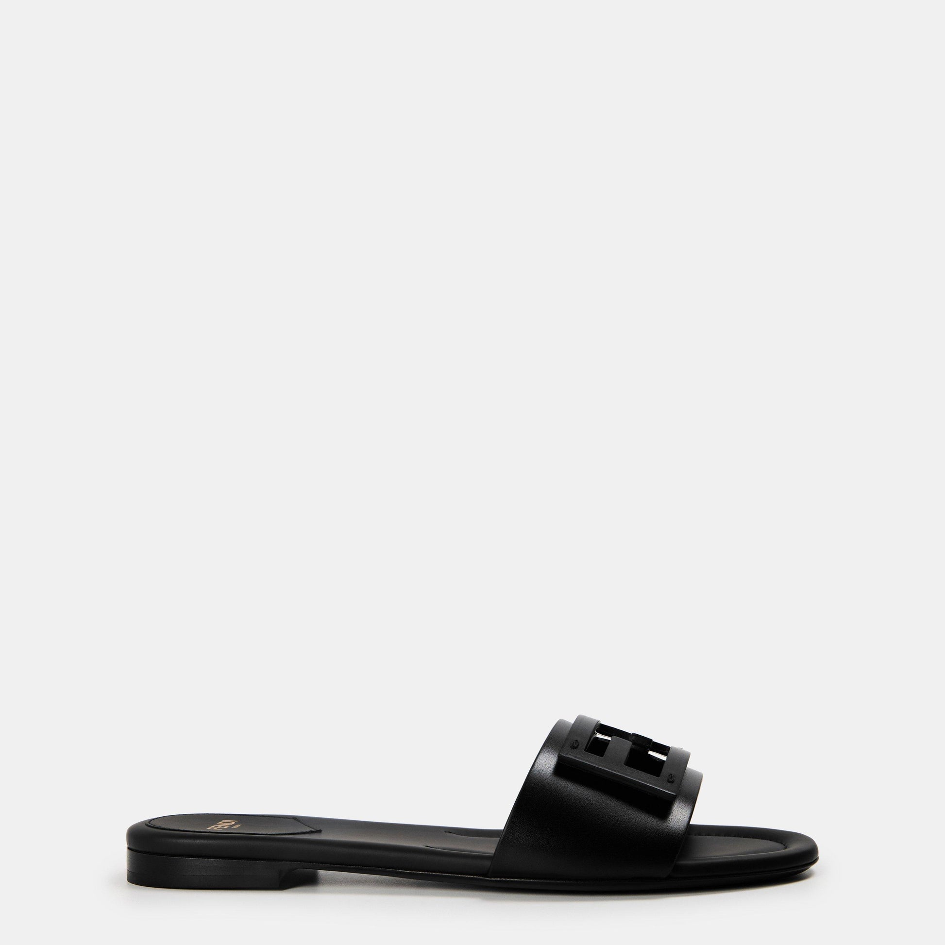 Fendi Women's Baguet Slide Flat Sandals