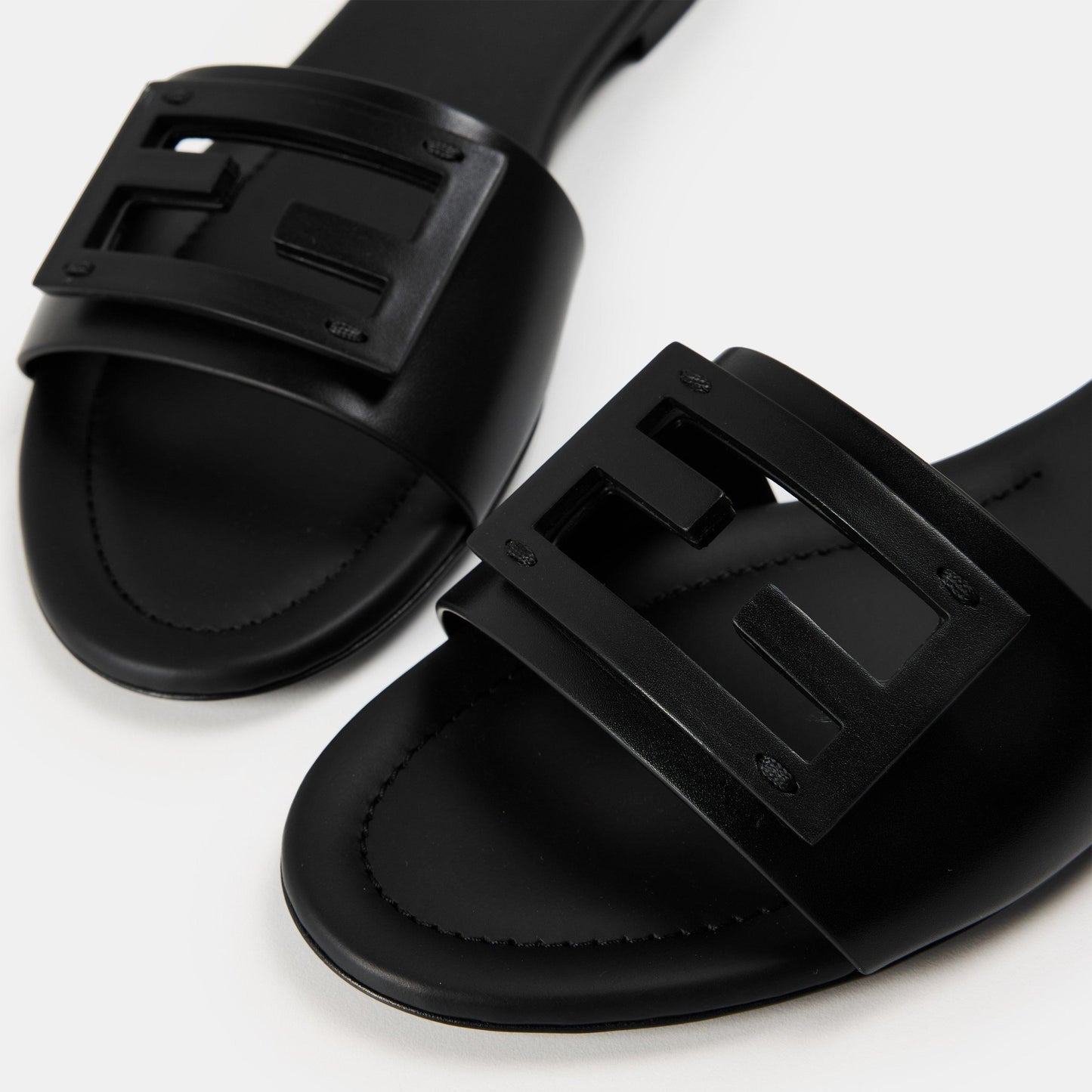 Fendi Women's Baguet Slide Flat Sandals