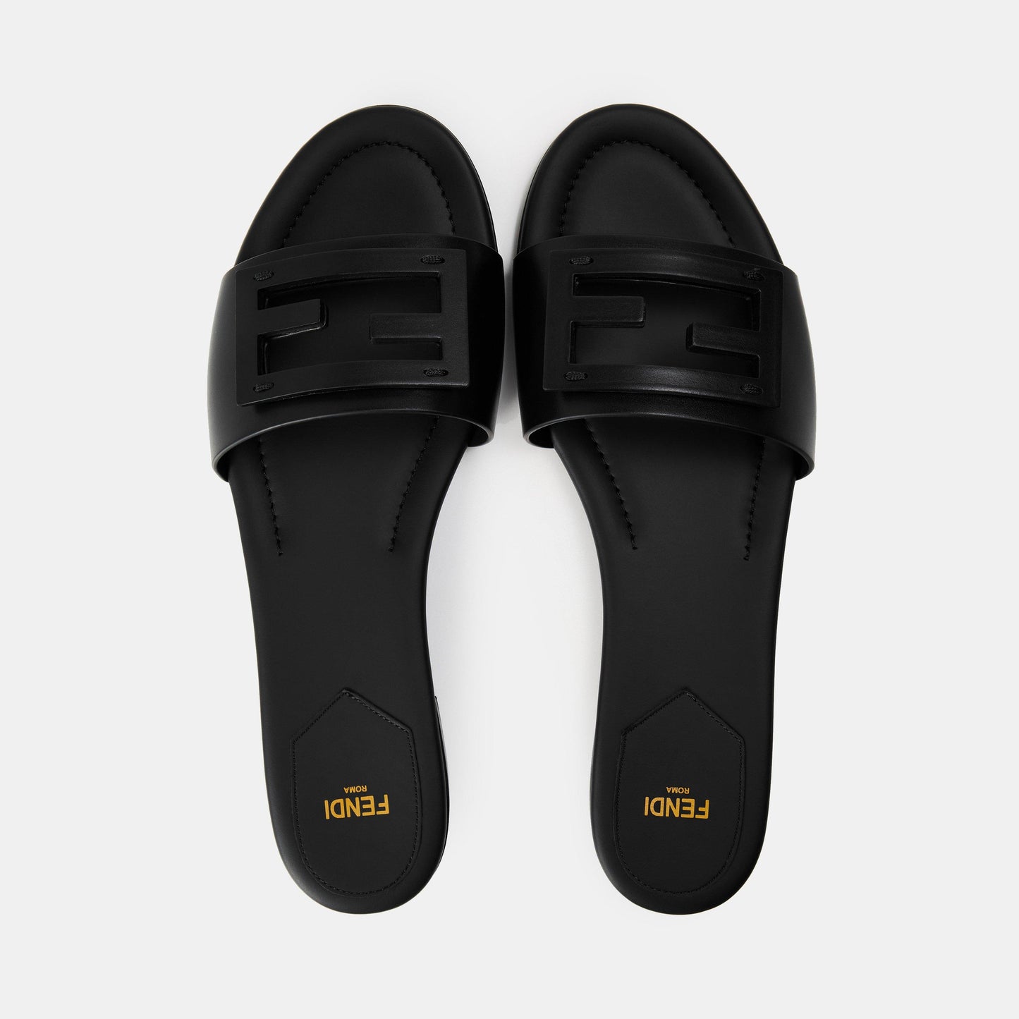 Fendi Women's Baguet Slide Flat Sandals