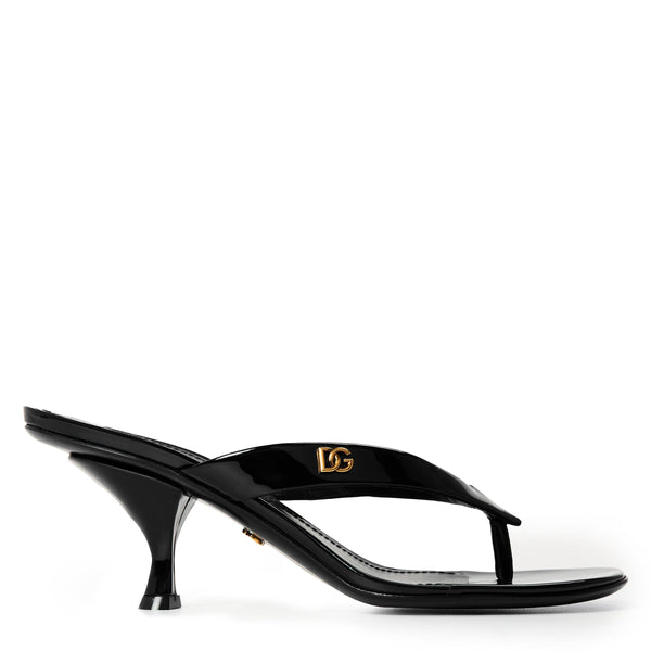 Dolce and Gabbana DG Thong Heeled Mule Ld64