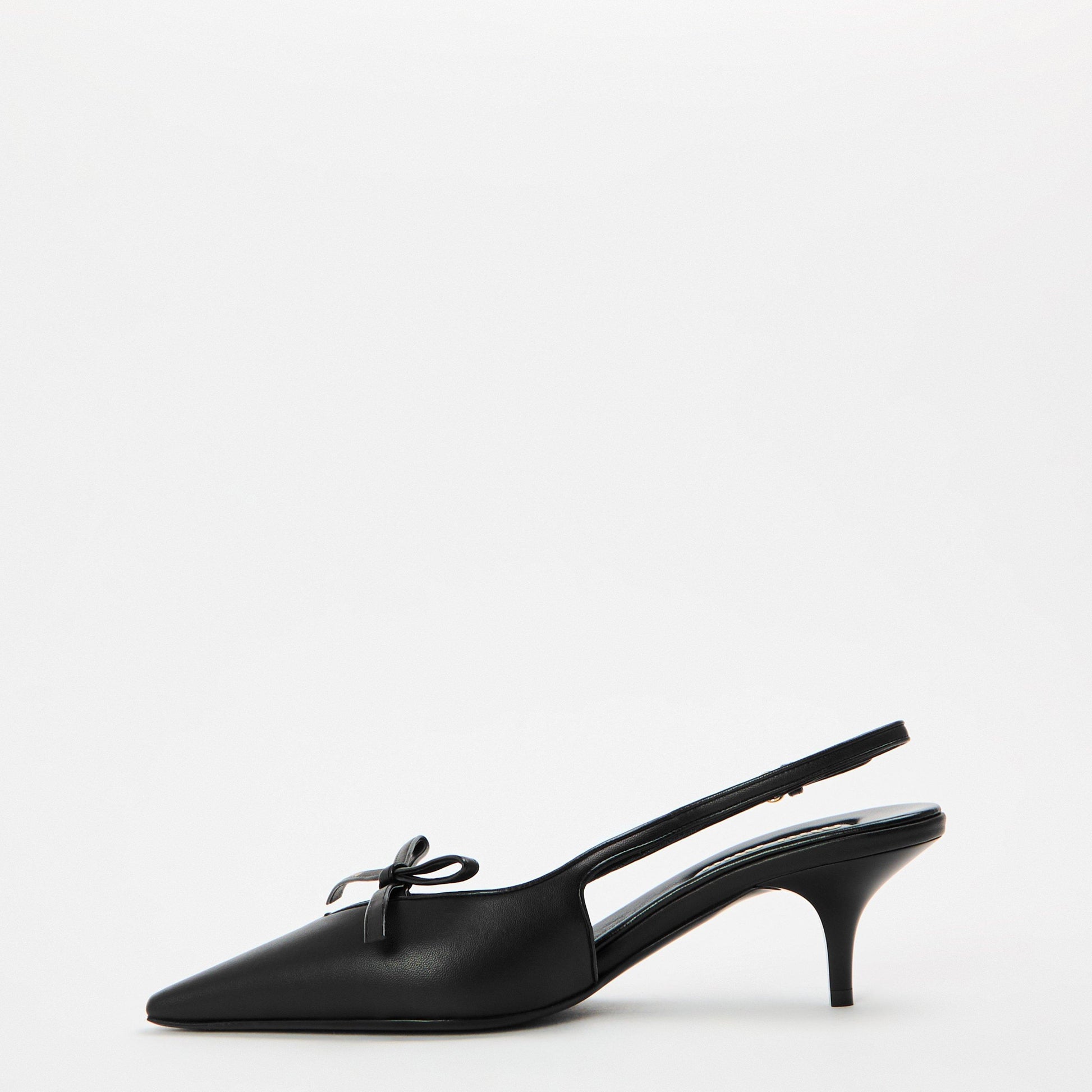 Miu Miu Women's Logo Bow Kitten Slingbacks