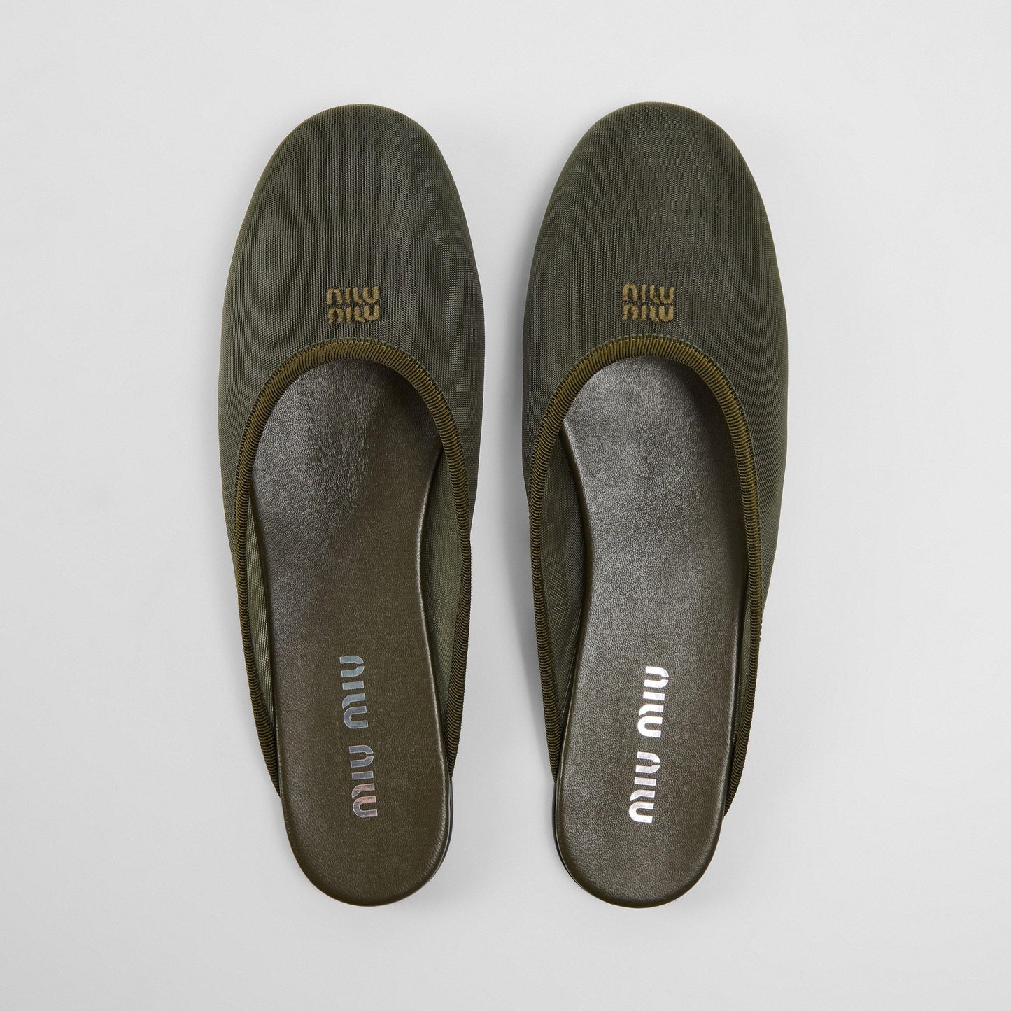 Miu Miu Women's Mesh Flat Mules