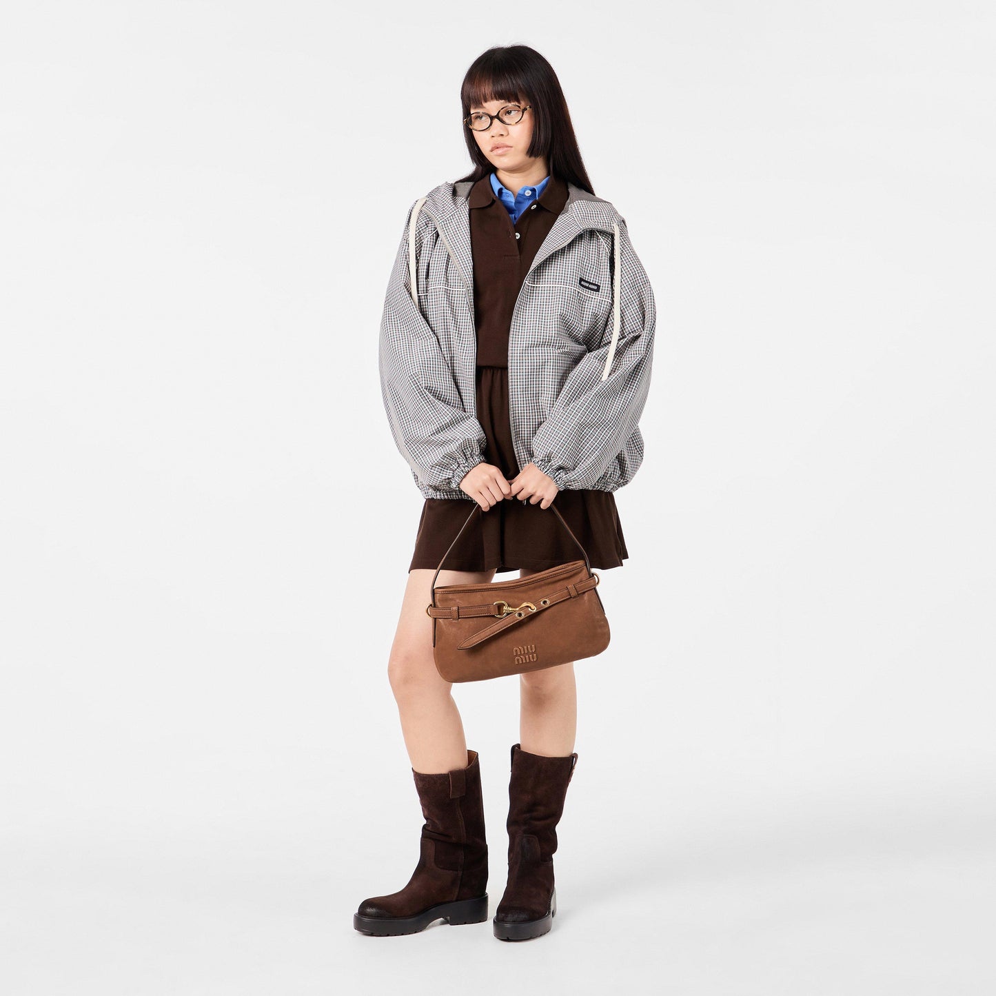 Miu Miu Women's Flat Ankle Boots