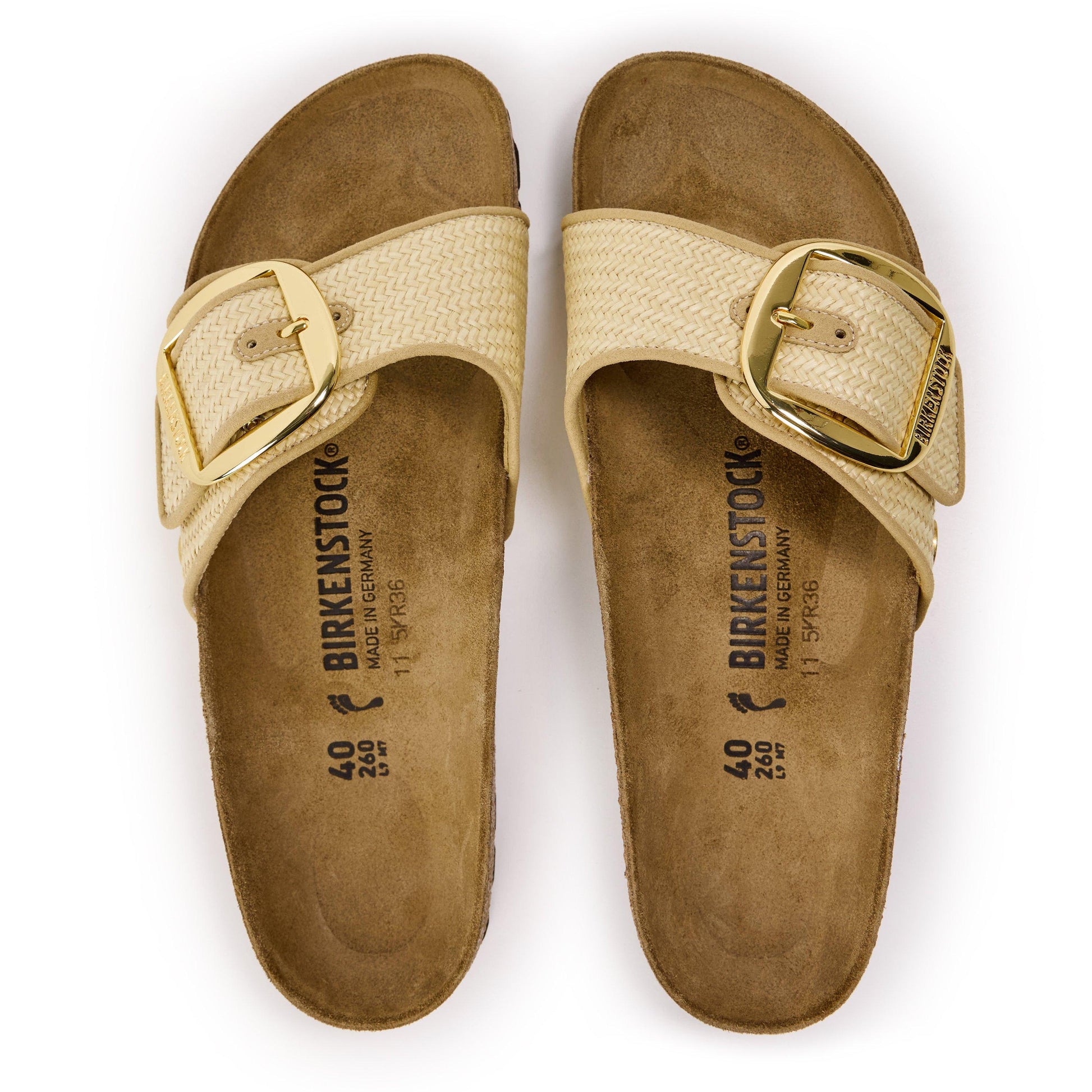 Birkenstock Women's Madrid Raffia Flat Sandals