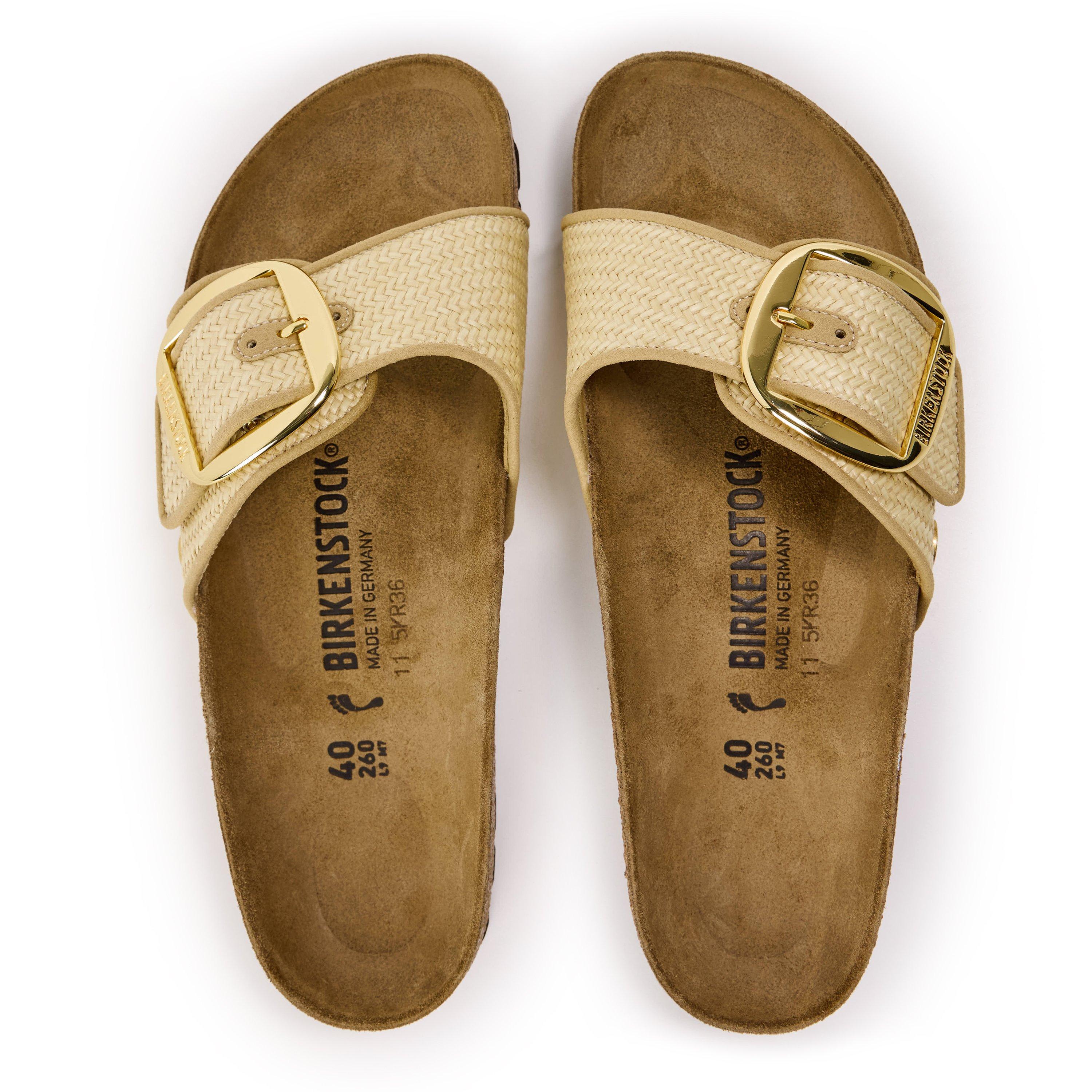 Birkenstock Women's Madrid Raffia Flat Sandals