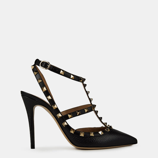Valentino Garavani Rockstud Ankle Strap Pumps