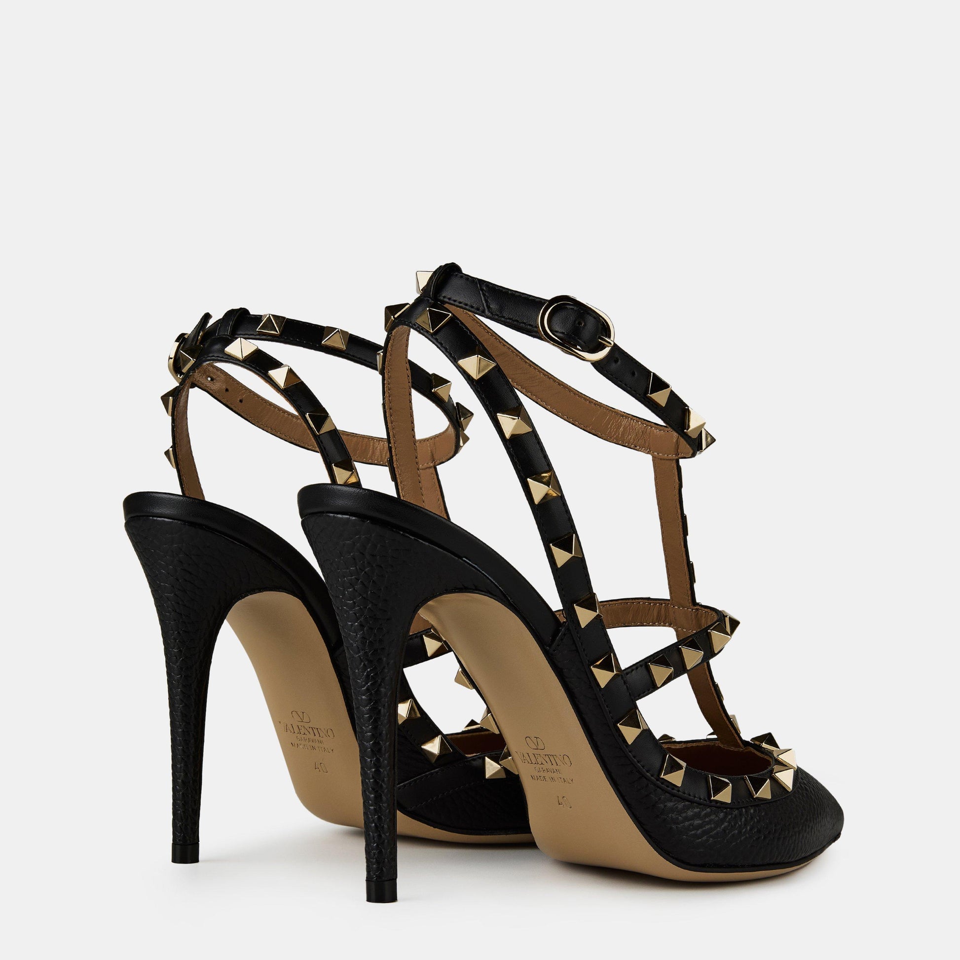 Valentino Garavani Rockstud Ankle Strap Pumps