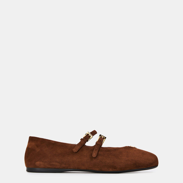 Prada Two Strap Mary Jane Ballerina