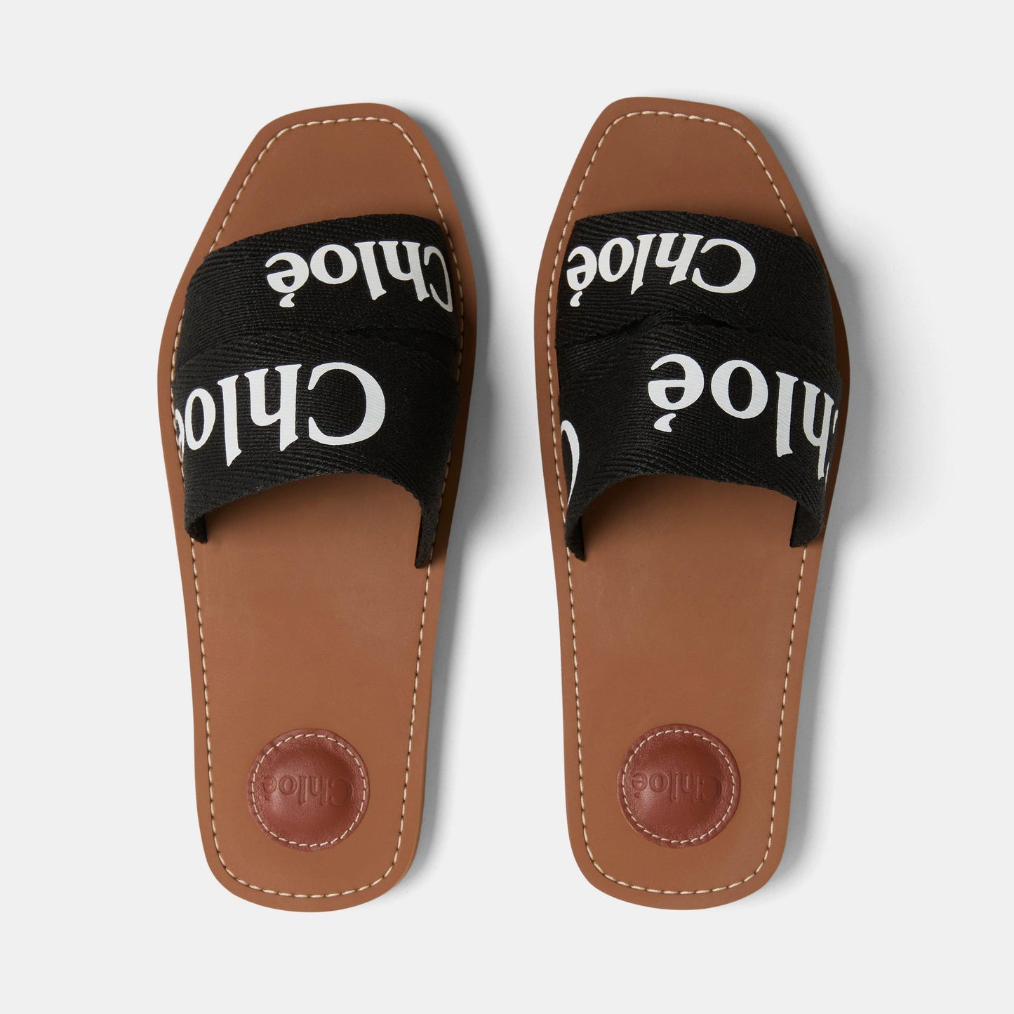 Chloe Woody Flat Mule