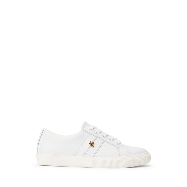 Lauren by Ralph Lauren Women's Janson Leather Court Trainers
